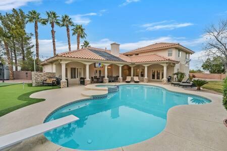 Lux 5Br Vegas Home W Pool, Spa, Games, Near Strip Λας Βέγκας Εξωτερικό φωτογραφία